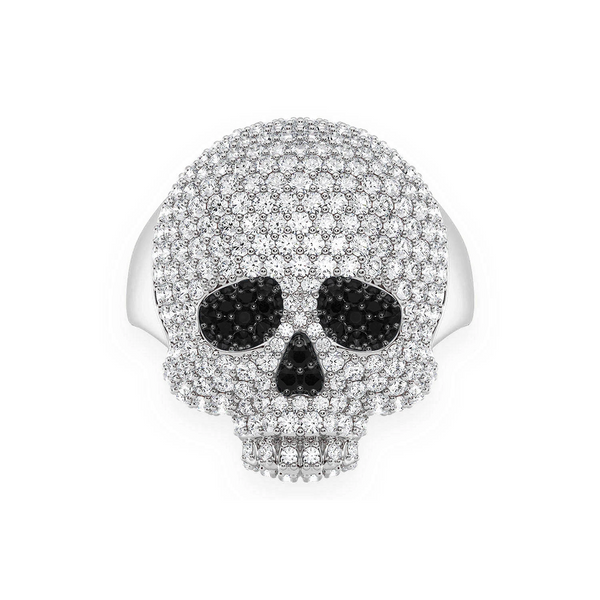 Jawless Skull Diamond Ring