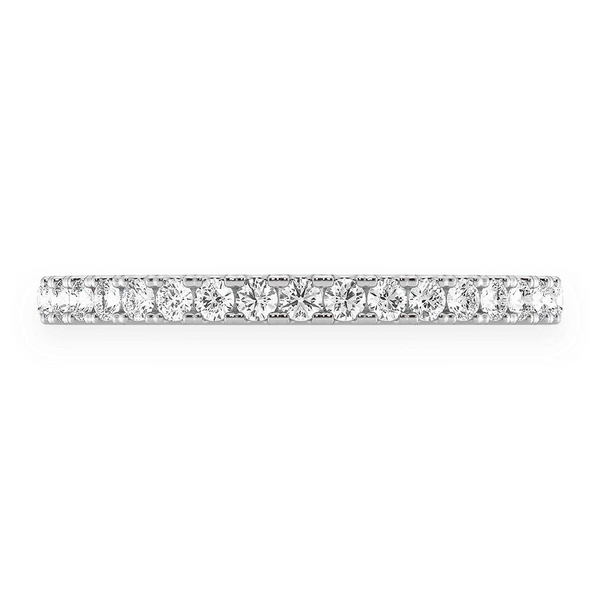 Slim Single Row Band Ring