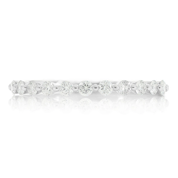 Pinched Diamond Stackable Ring