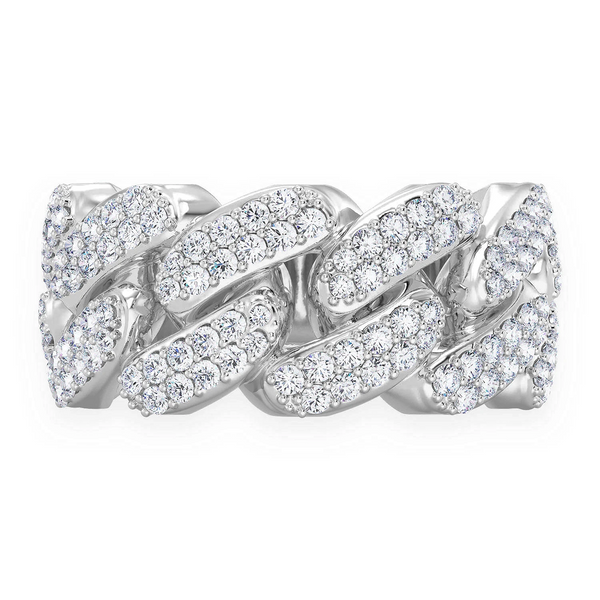 Iced Out Cuban Ring