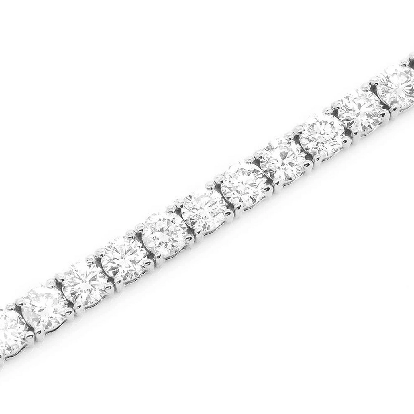 Prong Diamond Tennis Bracelet in 14K white gold, 20pt / 10.50ctw, alternate view