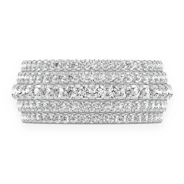 Multi Row Tier Band Ring