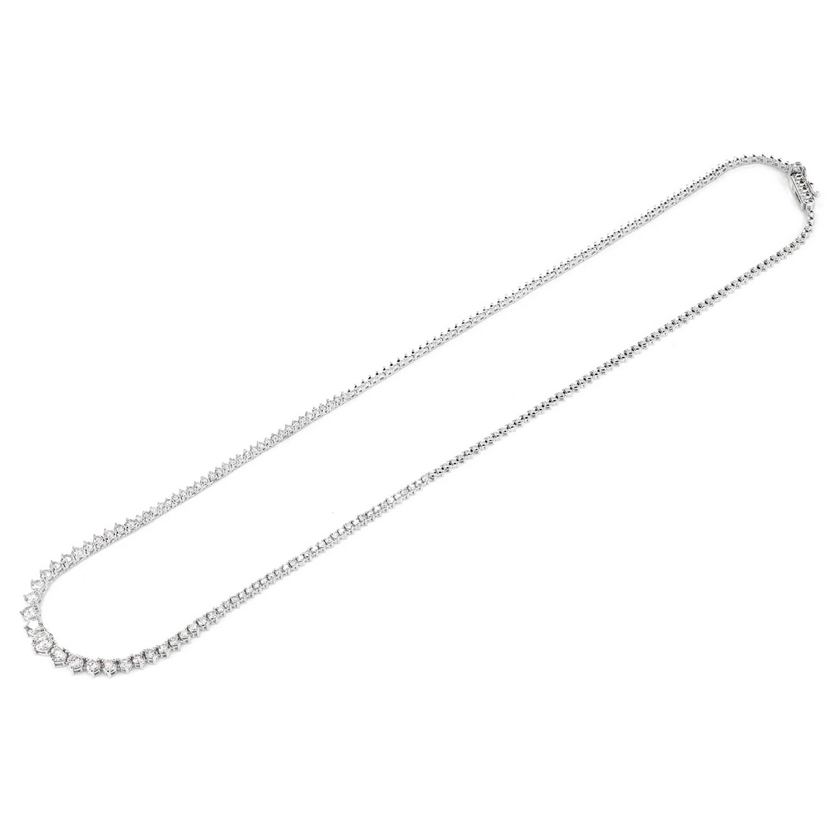 Graduated Diamond Riviera Necklace