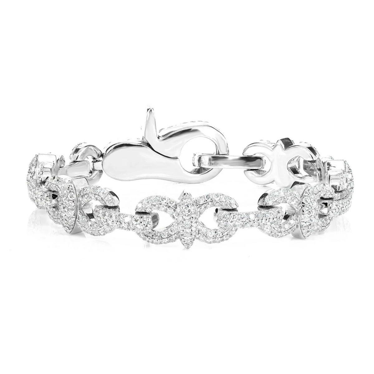 Diamond Infinity Link Bracelet