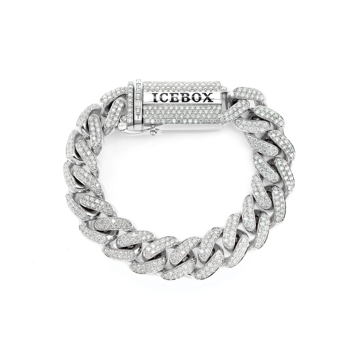14mm Miami Cuban Link Diamond Bracelet