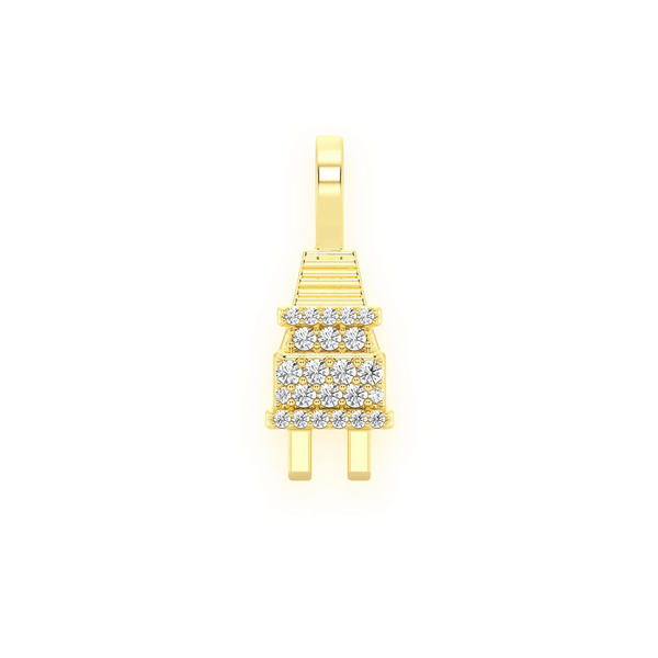 Plug Diamond Pendant