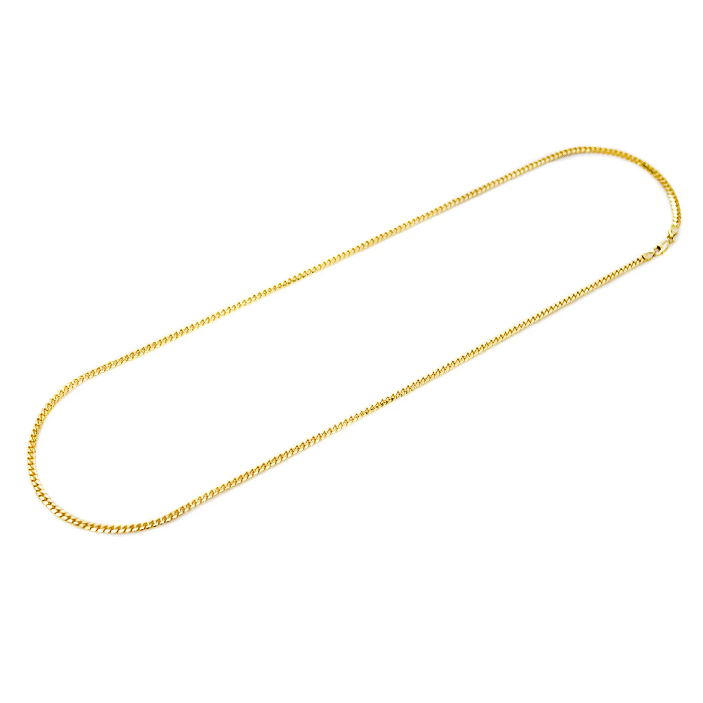 Miami Cuban Gold Chain in 14K yellow gold, 3mm width, alternate view