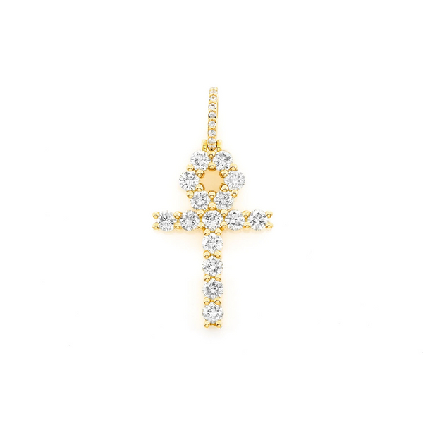 Diamond Ankh Pendant
