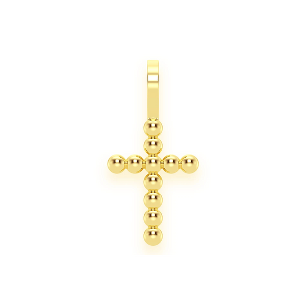 Beaded Cross Pendant