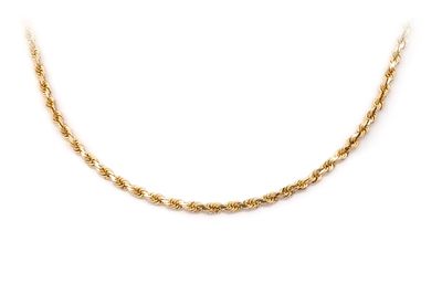 2MM Rope 14k Solid Gold Chain