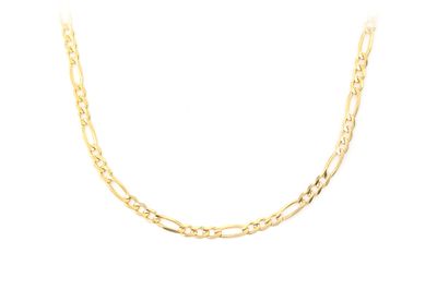 3MM Figaro Chain 14k Solid Gold 