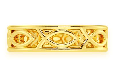 Ichthys Ring 14k Solid Gold