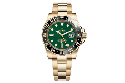 Rolex - GMT-master Ii - 116718 - My2015 - Yellow Gold Green Dial - [00373]