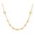 Rosary Bead Link Necklace 14K   2.85ctw