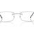 53mm Cartier Silver Glasses