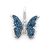 Butterfly Emoji Pendant 14K   