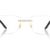 57mm Cartier Gold Glasses