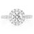 Cathedral Halo Ring 14K   