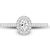 Oval Halo Engagement Ring 14K   