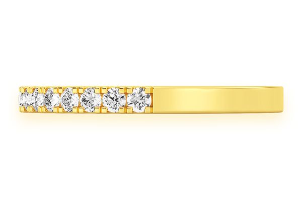 One Row Diamond Band 14k Solid Gold 0.33ctw