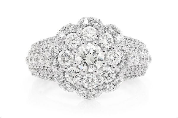 2.00ctw - Diamond Engagement Ring - All Natural