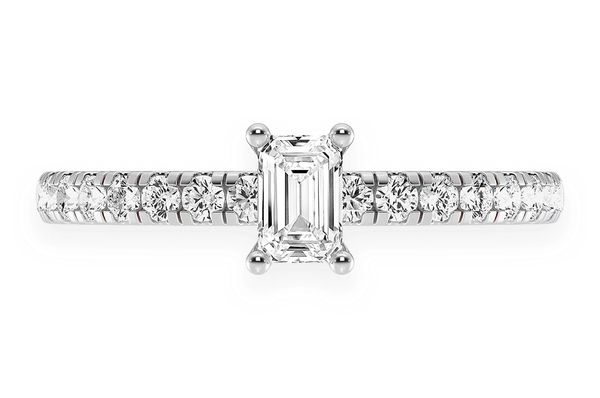 Thinn - .25ct Emerald Cut - Diamond Engagement Ring - All Natural