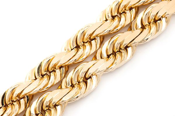 8MM Rope 14k Solid Gold Chain