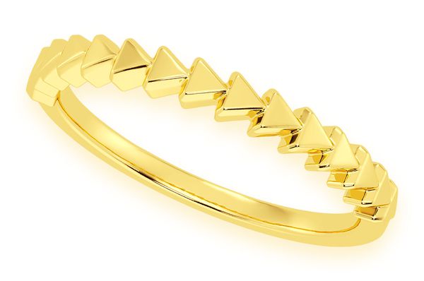 Triangle Ring 14k Solid Gold 