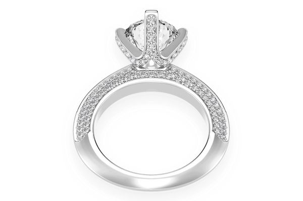 Kifey - 2.00ct Round Solitaire - Knife Edge - Diamond Engagement Ring - All Natural