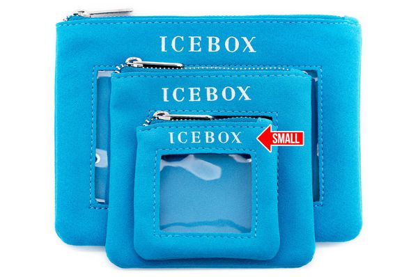 Icebox 3 Small Zipper Travel Window Pouches