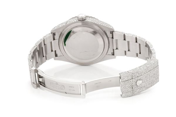 Rolex Sky Dweller 42MM Steel (326934) - 24.00ctw Fully Iced Out