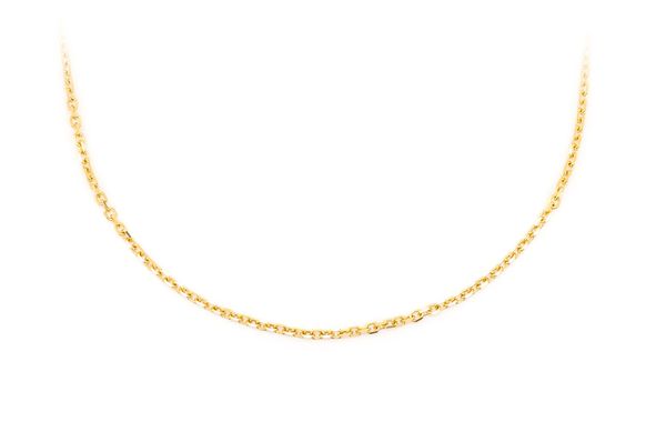 1MM Rolo 14k Solid Gold Chain