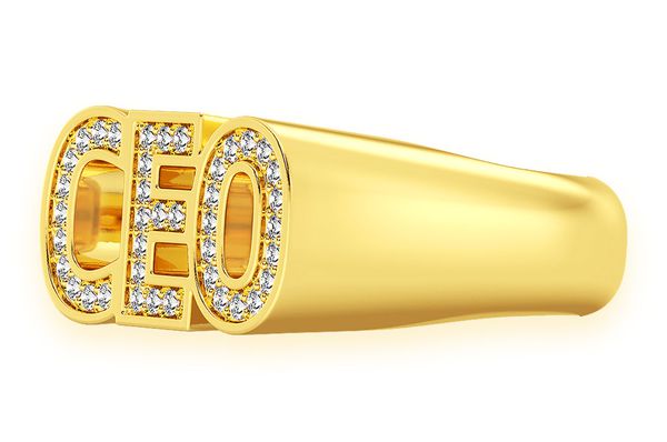 Ceo Diamond Ring 14k Solid Gold 0.60ctw