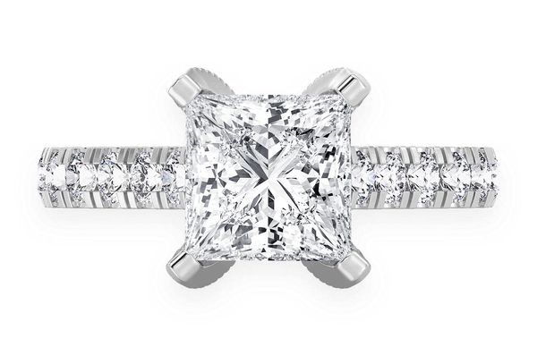 Thinn - 2.00ct Princess Cut Solitaire - Diamond Engagement Ring - All Natural