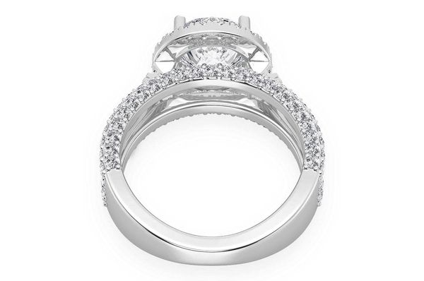Tripp - 2.00ct Round Solitaire - Triple - Diamond Engagement Ring - All Natural