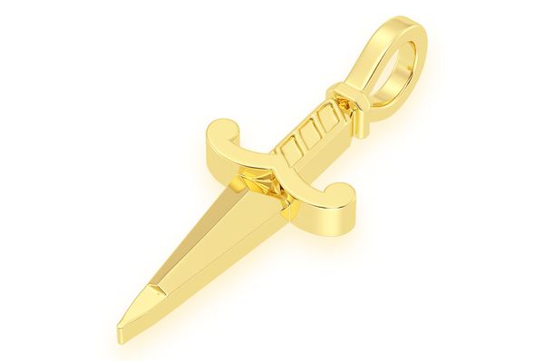 Gold Dagger 14k Solid Gold