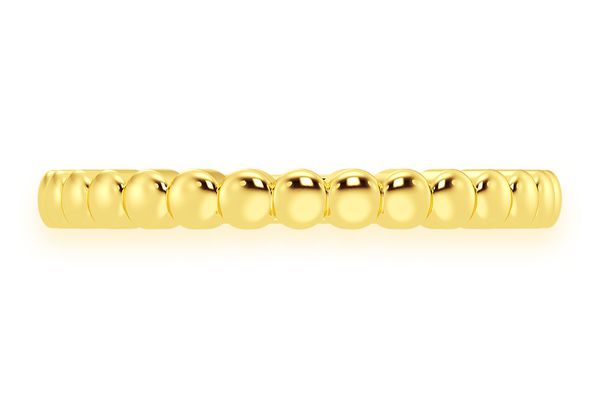 Bead Ring 14k Solid Gold