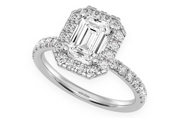 Thav - 1.00ct Emerald Cut Solitaire - Diamond Engagement Ring - All Natural