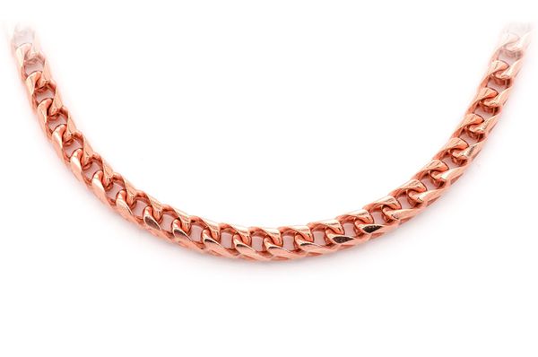 5MM Franco 14k Solid Gold Chain