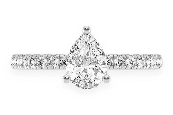 Thinn - 0.75ct Solitaire Pear Shape - Diamond Engagement Ring - All Natural - Help