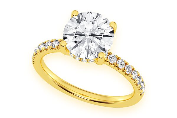 Thinn - 2.00ct Round Solitaire - Diamond Engagement Ring - All Natural