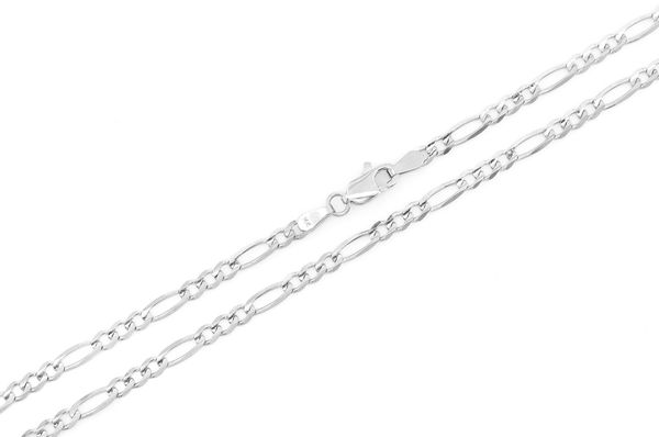 Icebox - 3MM Figaro 14k Solid Gold Chain