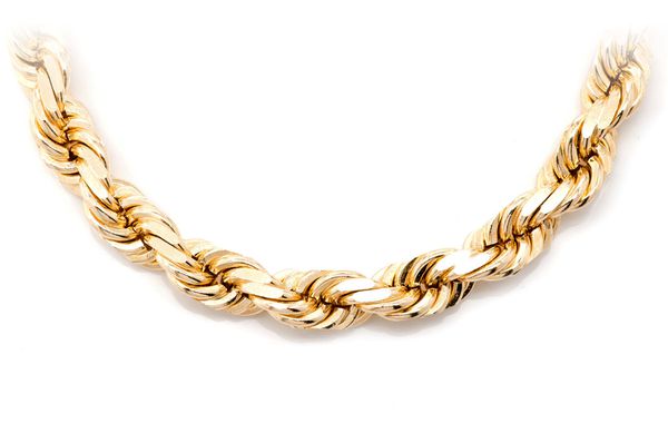 8MM Rope - 14k Solid Gold Bracelet