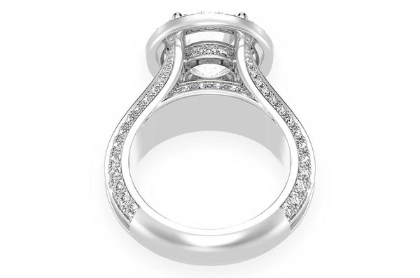 Monst - 3.00ct Round Solitaire - Diamond Engagement Ring - All Natural