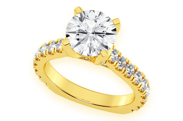 2.00ct Round Solitaire - Diamond Engagement Ring - All Natural