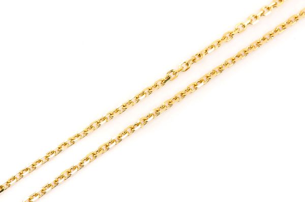 1MM Rolo 14k Solid Gold Chain