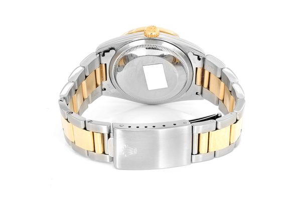  Rolex Datejust 36MM 18k Yellow Gold & Steel (16233) - 1.00ctw Diamond Bezel