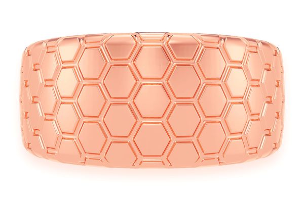 Honeycomb Ring 14k Solid Gold