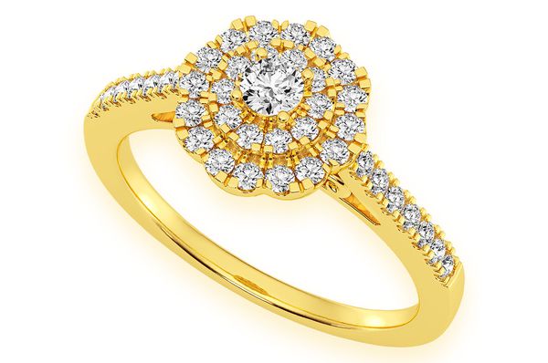 .50ctw Round Lover - Diamond Engagement Ring - All Natural