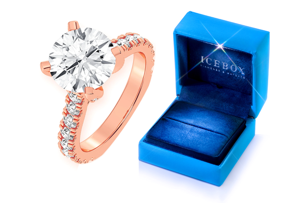 Thinn - 3.00ct Round Diamond - Diamond Engagement Ring - All Natural